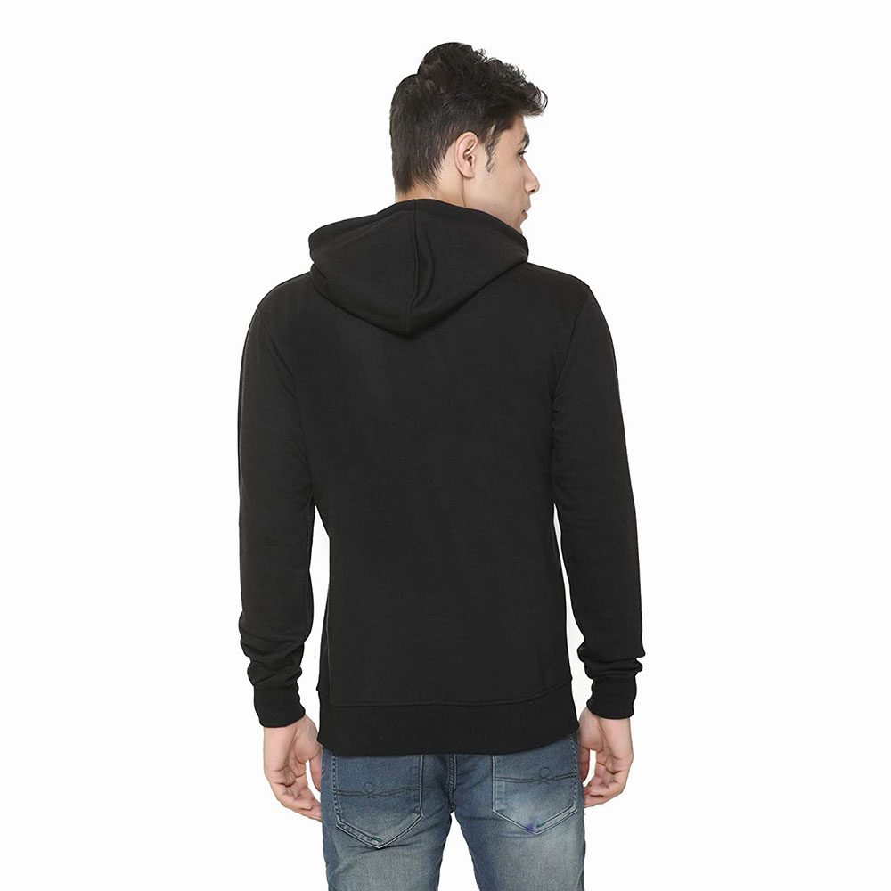 New Arrival Custom Wholesale Blank 300 Gsm Heavyweight 100% Cotton Fleece Pullover Men Hoodie In Bulk